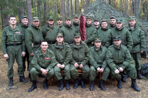 Управление второго полка после успешного выполнения боевого задания. Сентябрь 2014 года.