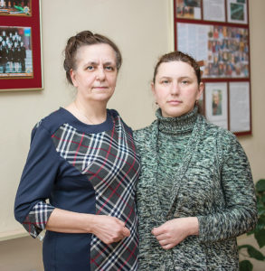 Татьяна Анатольевна со своим классным руководителем, а теперь коллегой, Надеждой Яковлевной.
