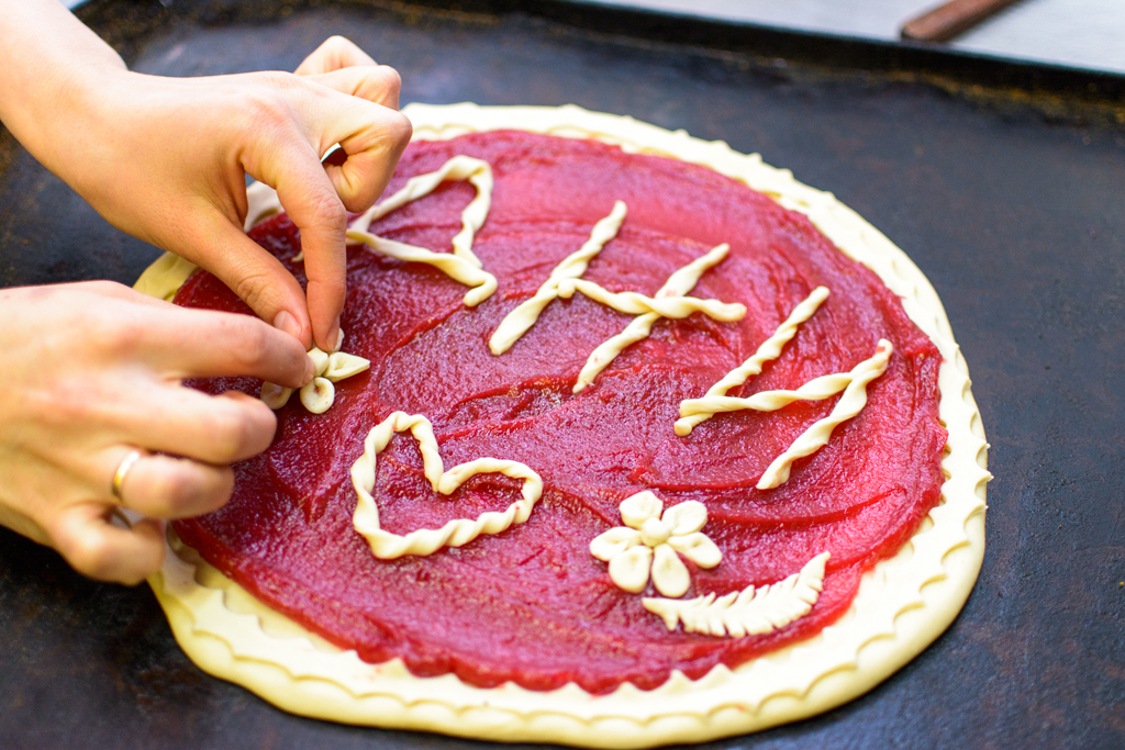 Эксклюзивный пирог для “Дней” собственного приготовления.