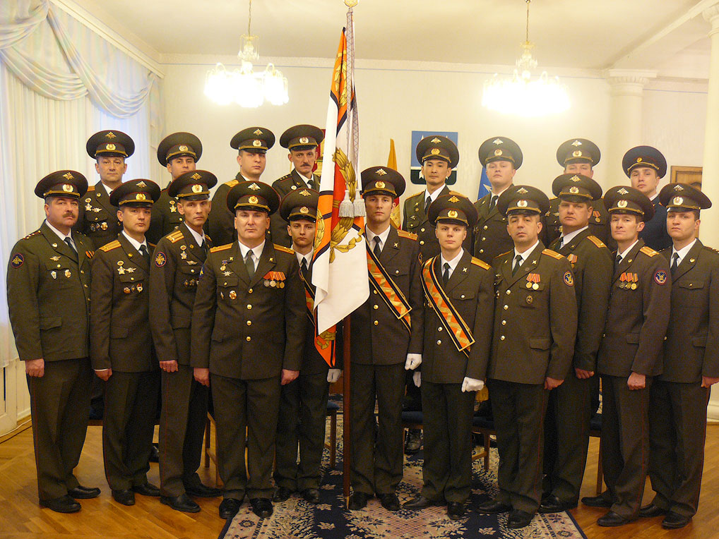 Вручение 1 полку нового Боевого Знамени, 2009 год.