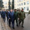Губернатор Игорь Руденя пообщался с мобилизованными защитниками Отечества на сборном пункте в Твери