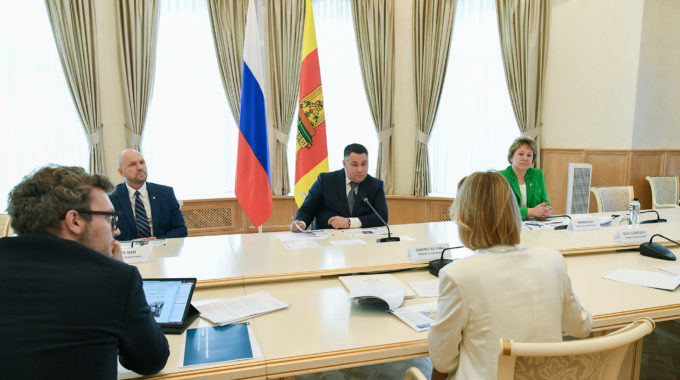Губернатор Игорь Руденя обсудил актуальные вопросы с уполномоченным при Президенте РФ по правам ребенка Марией Львовой-Беловой